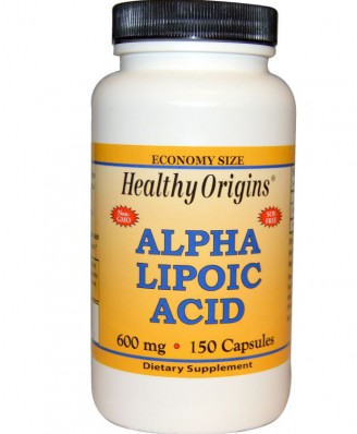 Alpha Lipoic Acid 600 mg (150 Capsules) - Healthy Origins