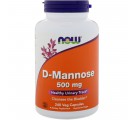 D-Mannose- 500 mg (240 Vegetarian Capsules) - Now Foods