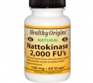 Healthy Origins, Nattokinase, 2 000 FU (100 mg), 60 Vcaps