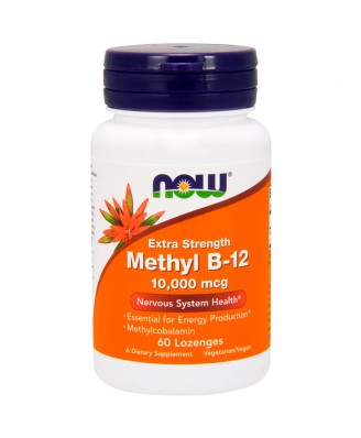 Methyl B-12 Extra Strength 10.000 mcg (60 lozenges) - Now Foods