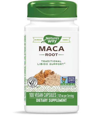Nature's Way, Maca Root, 525 mg, 100 Capsules