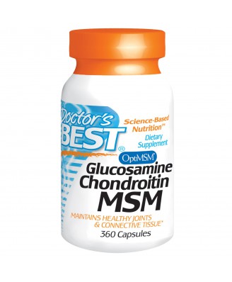 Doctor's Best, Glucosamine Chondroitin MSM, 360 Capsules