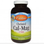 Carlson Labs, chélaté Cal-Mag, 180 comprimés