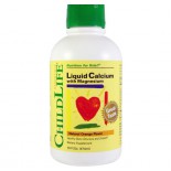 Calcium liquide avec magnésium, saveur naturelle d'Orange, 16 oz liq (474 ml) - ChildLife, Essentials