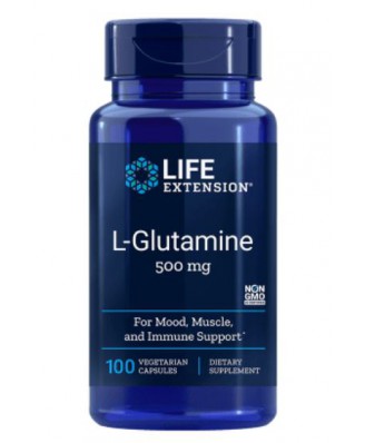 l-glutamine, 500 mg 100 capsules - Life Extension