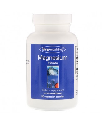 Magnesium Citrate 90 Vegetarian Capsules - Allergy Research Group