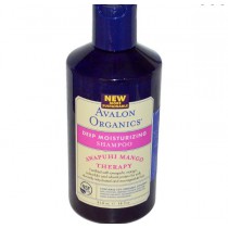 Avalon Organics, shampooing hydratant profond, mangue Awapuhi thérapie, 14 oz liq (414 ml)