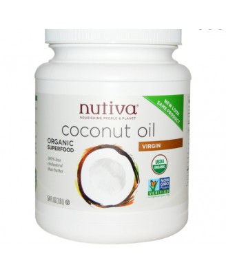 Organic Virgin Coconut Oil (1600 ml) - Nutiva