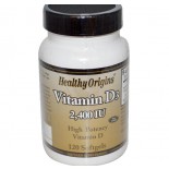 Vitamin D3- 2400 IU (120 Softgels) - Healthy Origins