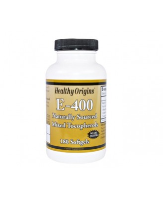 Healthy Origins, E-400, 180 gélules
