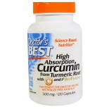 Doctor's Best, Best complexe de curcumine C3, 500 mg, 120 gélules