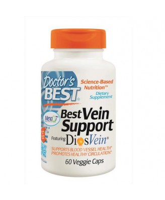 Doctor's Best, Best Vein Support, mettant en vedette DiosVein, 60 Caps Veggie