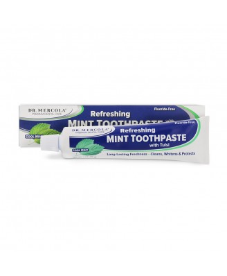 Dr. Mercola, le dentifrice menthe naturelle au Tulsi, sans fluor, 6 oz (170 g)