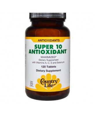 Super 10 Antioxidant (120 Tablets) - Country Life