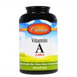 Carlson Labs, Vitamin A, 25000 IU, 250 softgels