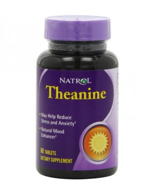 Natrol, Théanine, 60 comprimés