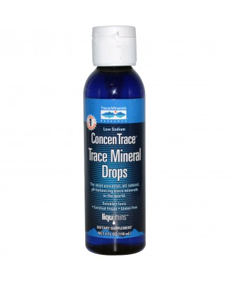 Trace Minerals Research, Liquimins, ConcenTrace, Trace Mineral Drops, 4 fl oz (118 ml)