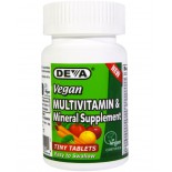 Deva, supplément multivitaminique & minéral, 90 comprimés végétariens minuscules