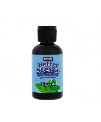 Now Foods, Better Stevia Liquid Sweetener, Glycerite, 2 fl oz (60 ml)