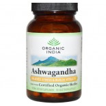 Organic India, Organique Ashwagandha, Veggie 90 Caps