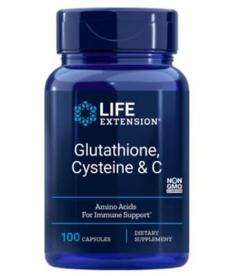 Glutathione Cysteine & C - 100 Vegetarian Capsules - Life Extension