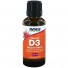 Vitamine D-3 druppels 1000 IE (30 ml) - Now Foods