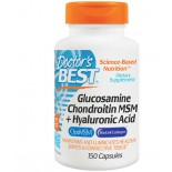 Doctor's Best, Glucosamine Chondroitin MSM + Hyaluronic Acid, 150 Capsules
