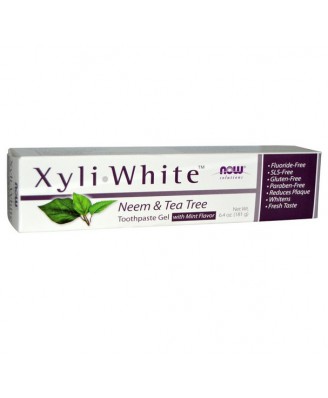 XyliWhite tandpasta Neem & Tea Tree (181 g) - Now Foods