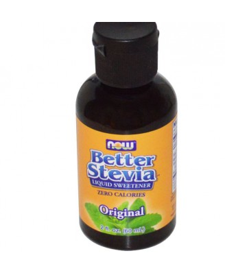 Better Stevia Liquid Sweetener Original (60 ml) - Now Foods