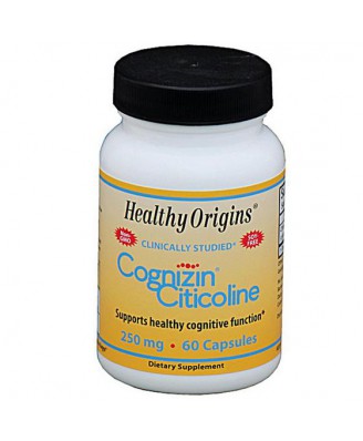 Cognizin Citicoline 250 mg (60 Veggie Caps ) - Healthy Origins
