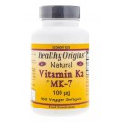 Natural Vitamin K2 as MK-7 100 mcg (180 Veggie Softgels) - Healthy Origins