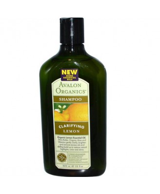 Avalon Organics, Shampooing citron (325 ml)