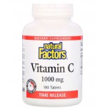 Vitamin C- Time Release- 1000 mg (180 tablets) - Natural Factors