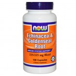 Echinacea en Goldenseal Root 225/225 mg mix (100 Capsules) - Now Foods