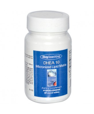 DHEA 10 Micronized Lipid Matrix 60 Scored Tablets - Allergy Research Group