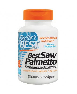 Saw Palmetto Standardized Extract with Euromed 320 mg (60 Softgels) - Doctor's Best