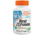 Doctor's Best, Best Folate pleinement Active mettant en vedette Quatrefolic 400 mcg, 90 Caps Veggie